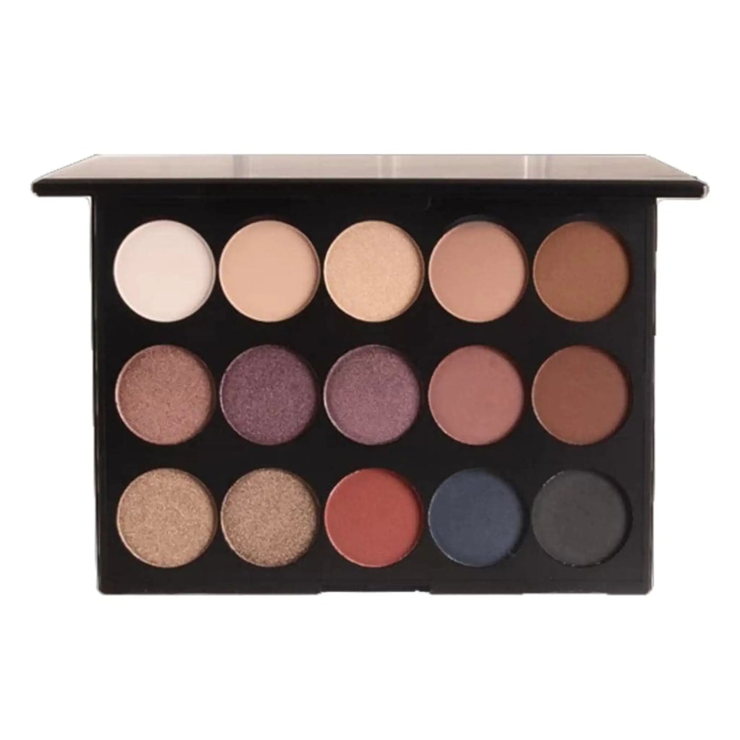 15 Shade Powdered Eyeshadow Palette - Radiance & Rouge