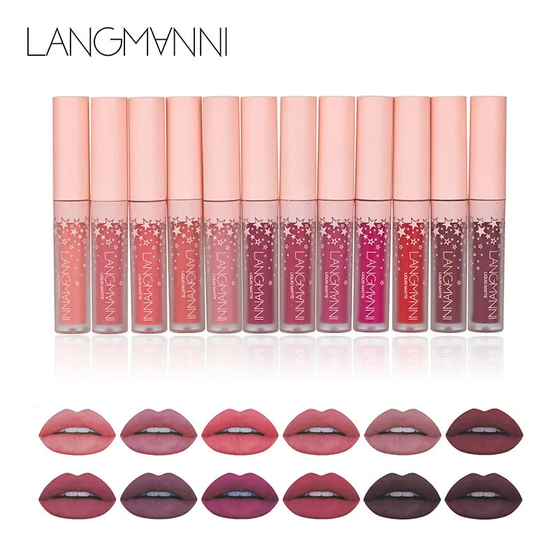 12 Piece Matte Lipstick Set - Radiance & Rouge