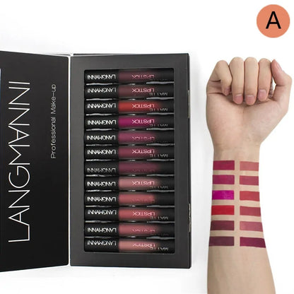 12 Piece Matte Lipstick Set - Radiance & Rouge