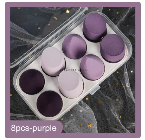8 Pieces Makeup Sponge Set - Radiance & Rouge